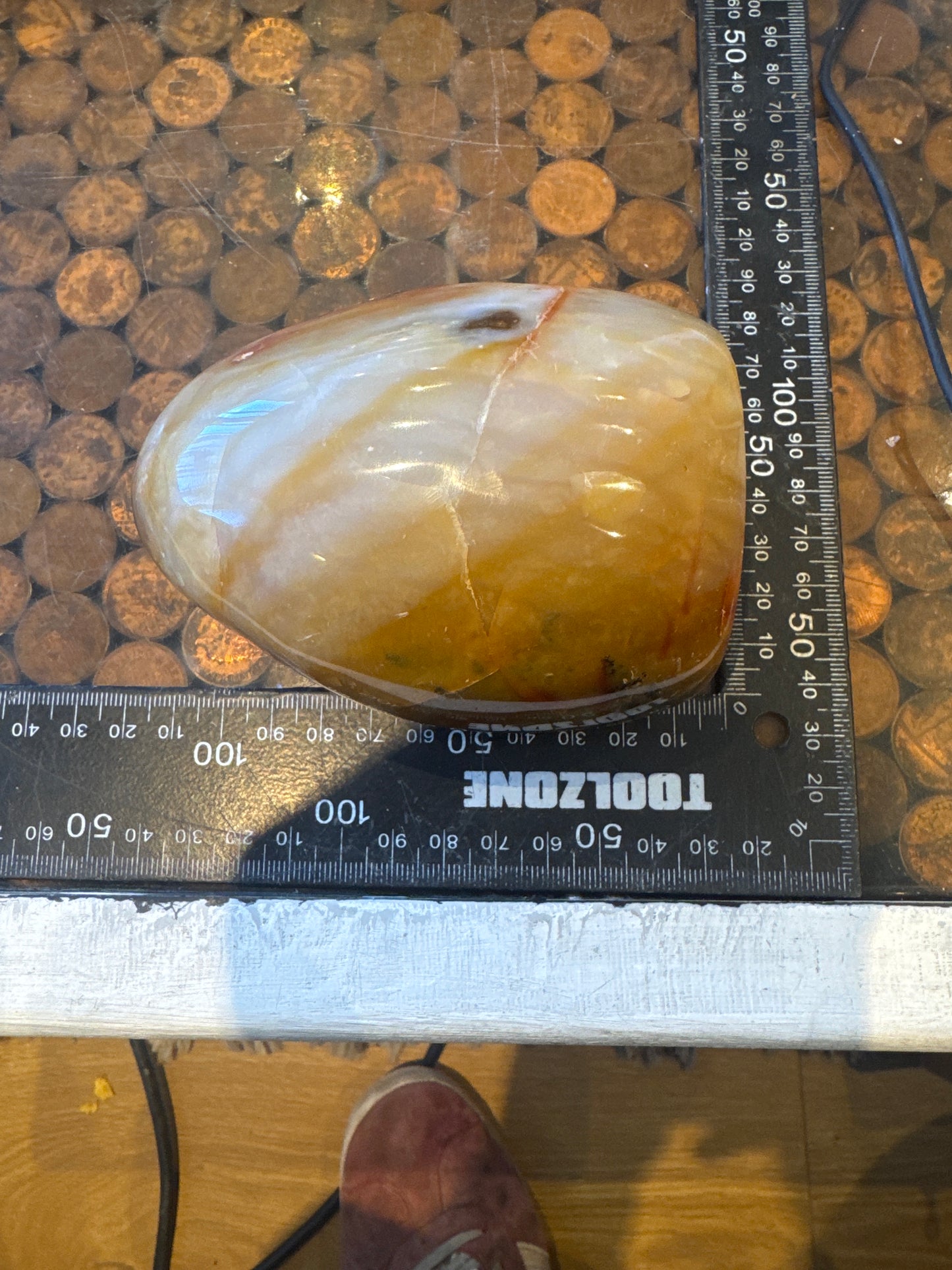 Carnelian freeform From Madagascar 734 grams EBY1#5
