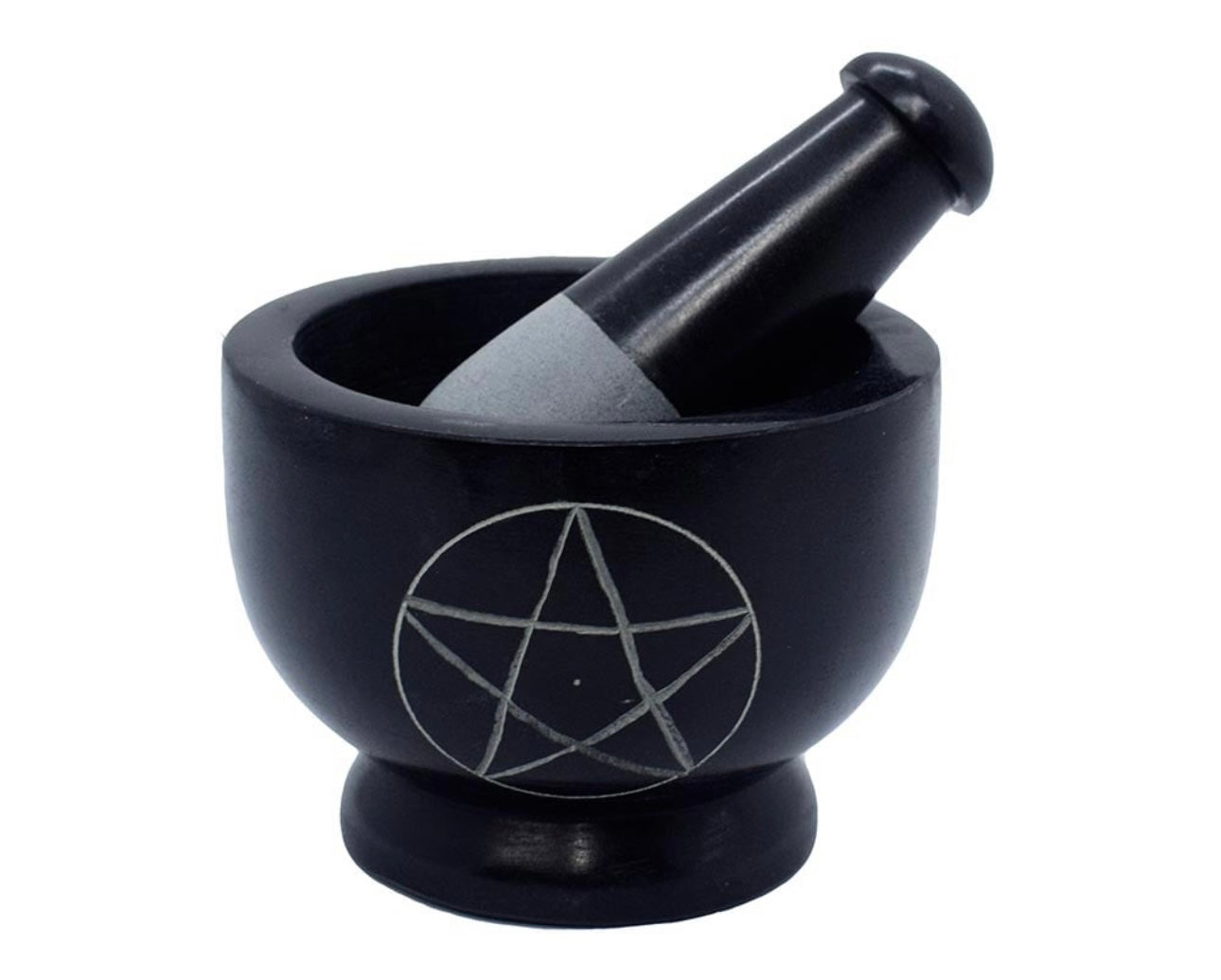 Pentagram pestle and mortar set