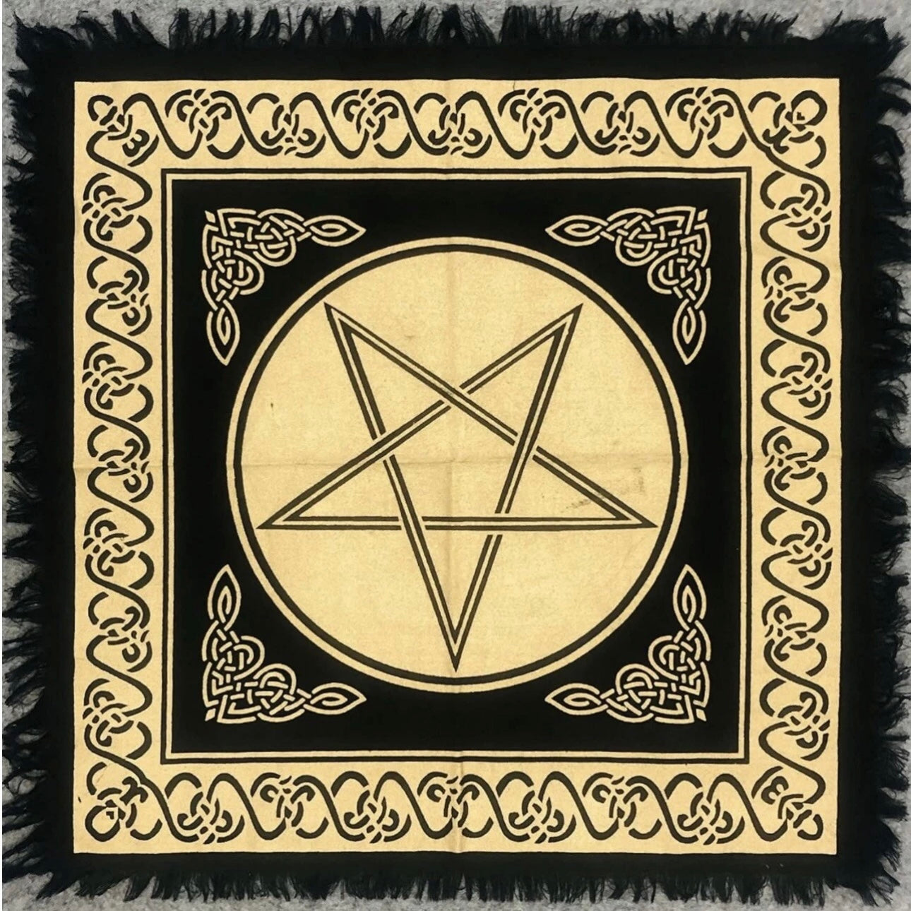 Gold pentagram