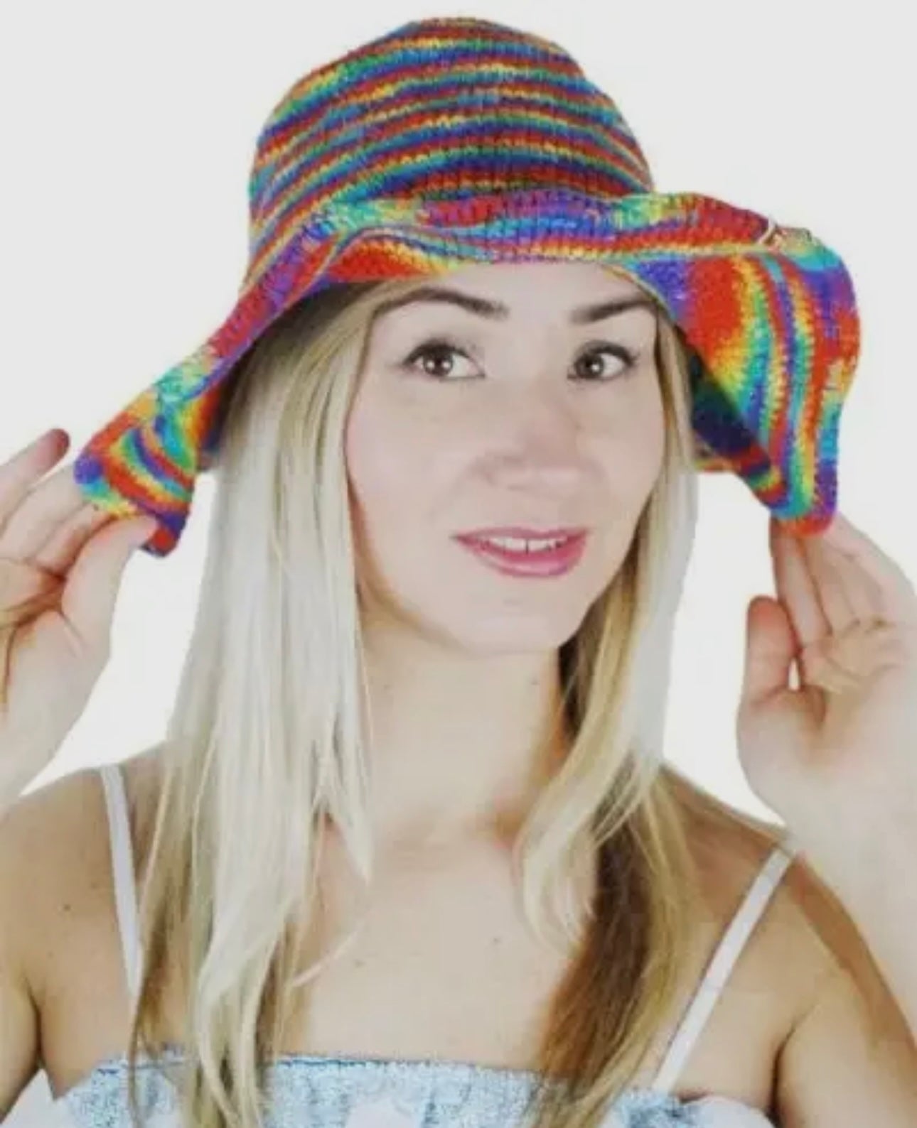 Rainbow Crotchet
Cotton Hat