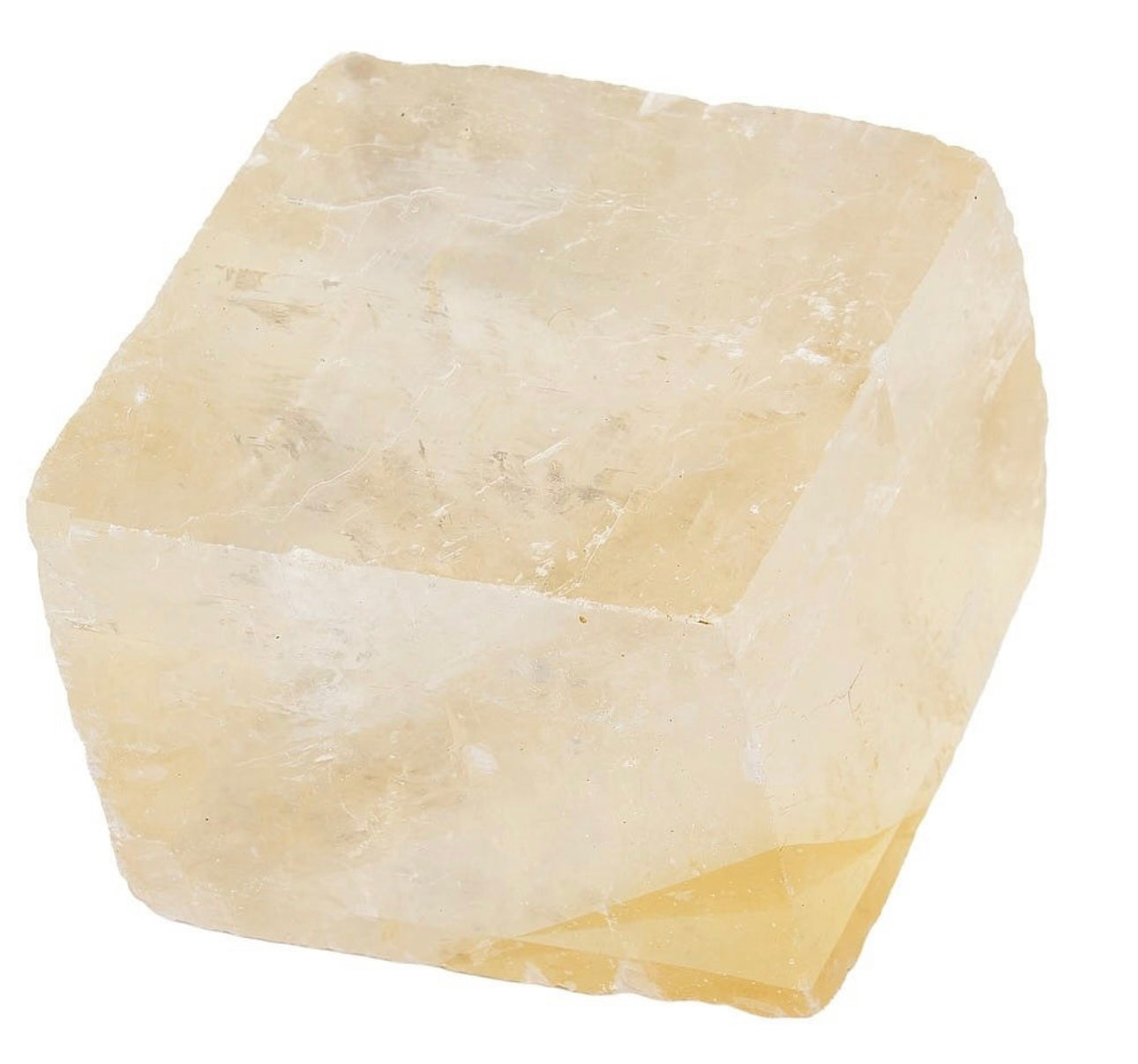 1kg Golden Calcite Natural Rhombohedron specimens approx 2-4"
