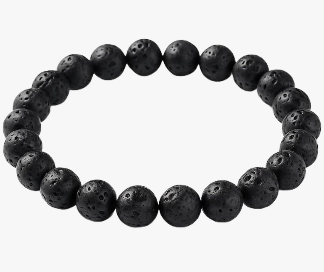 Lava stone 8mm bead bracelet