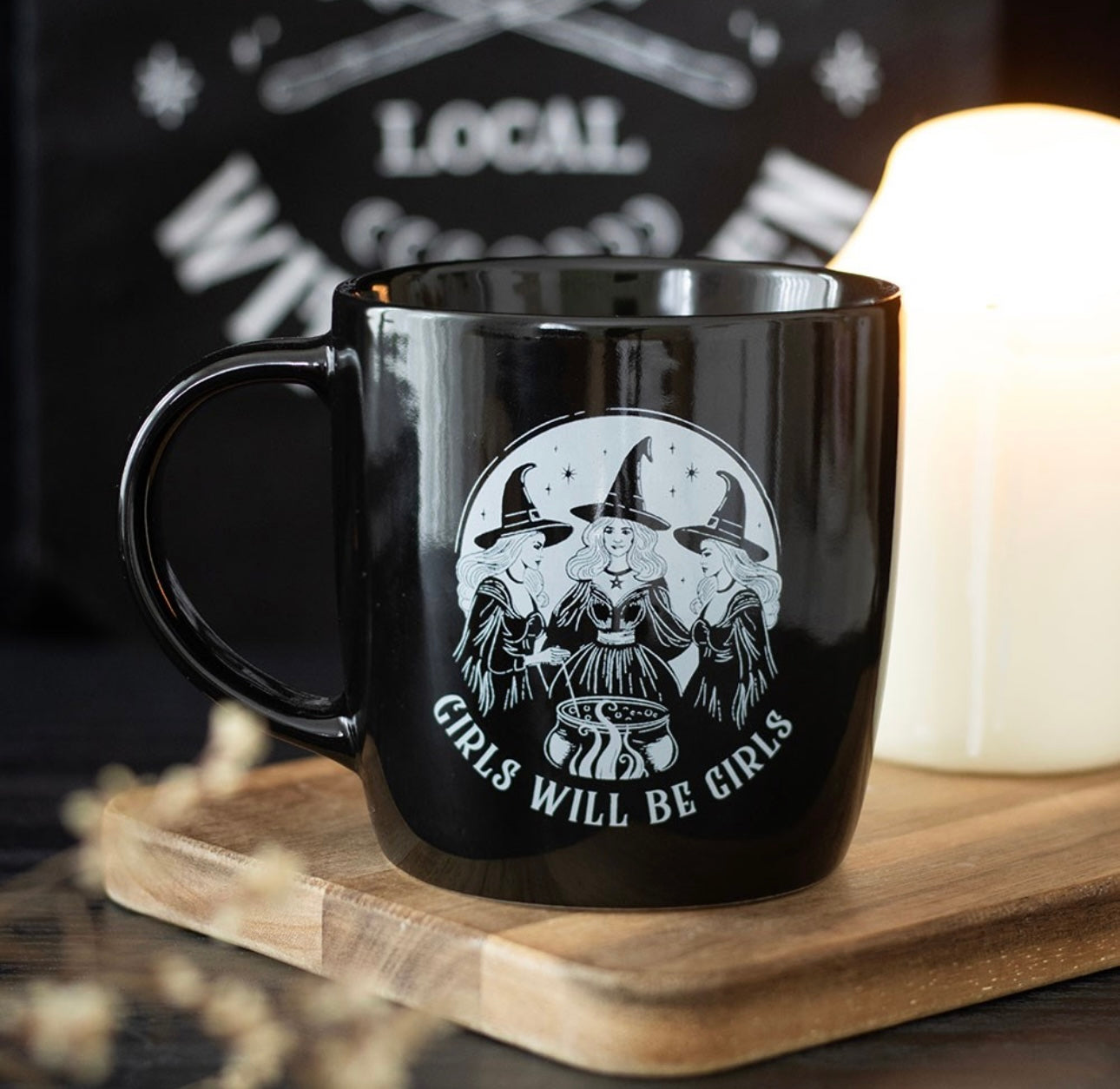 GIRLS WILL BE GIRLS WITCHY MUG