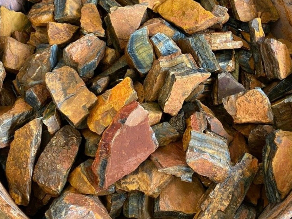 TIGER EYE BLUE (FALCON) 5-10CM, SOUTH AFRICA (1KG)