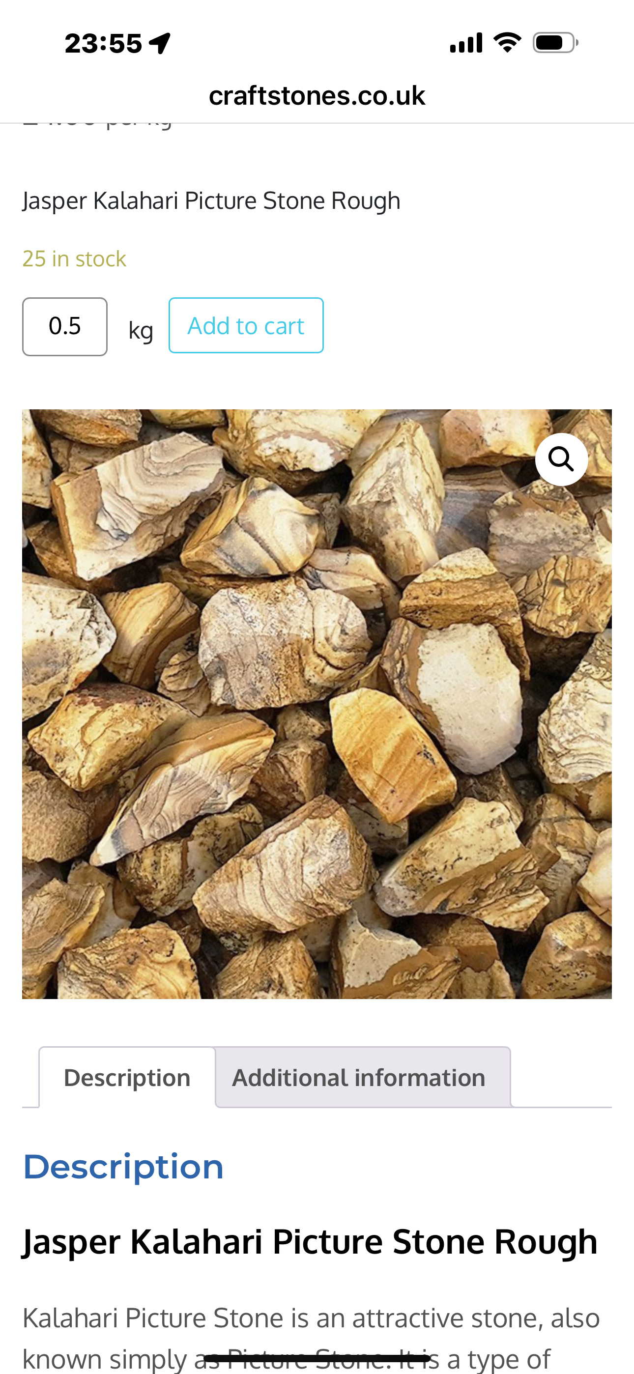 Picture stone per kilo