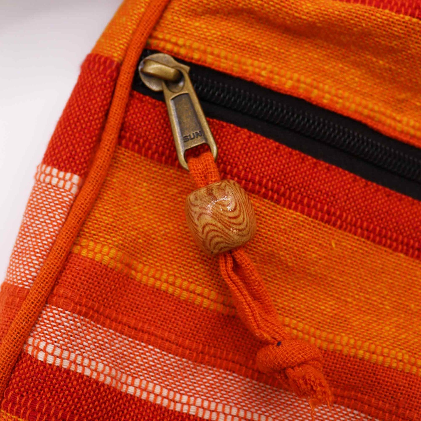 Nepal Sling Bag (Adjustable Strap) - Sunrise Orange