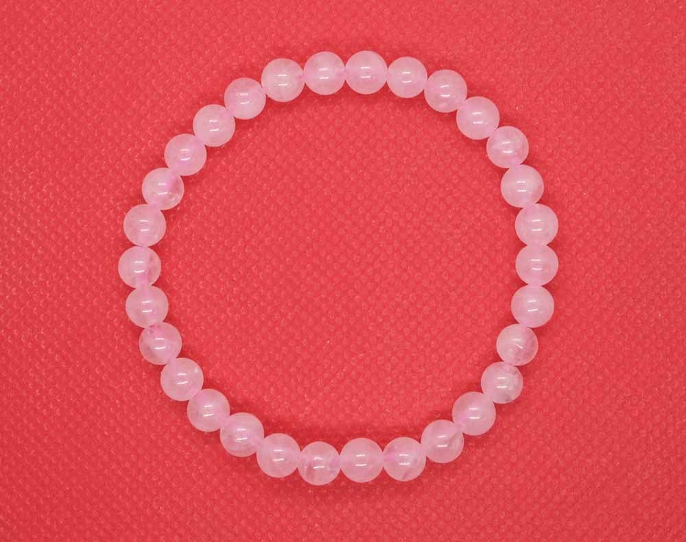 8mm rose quartz bracelet