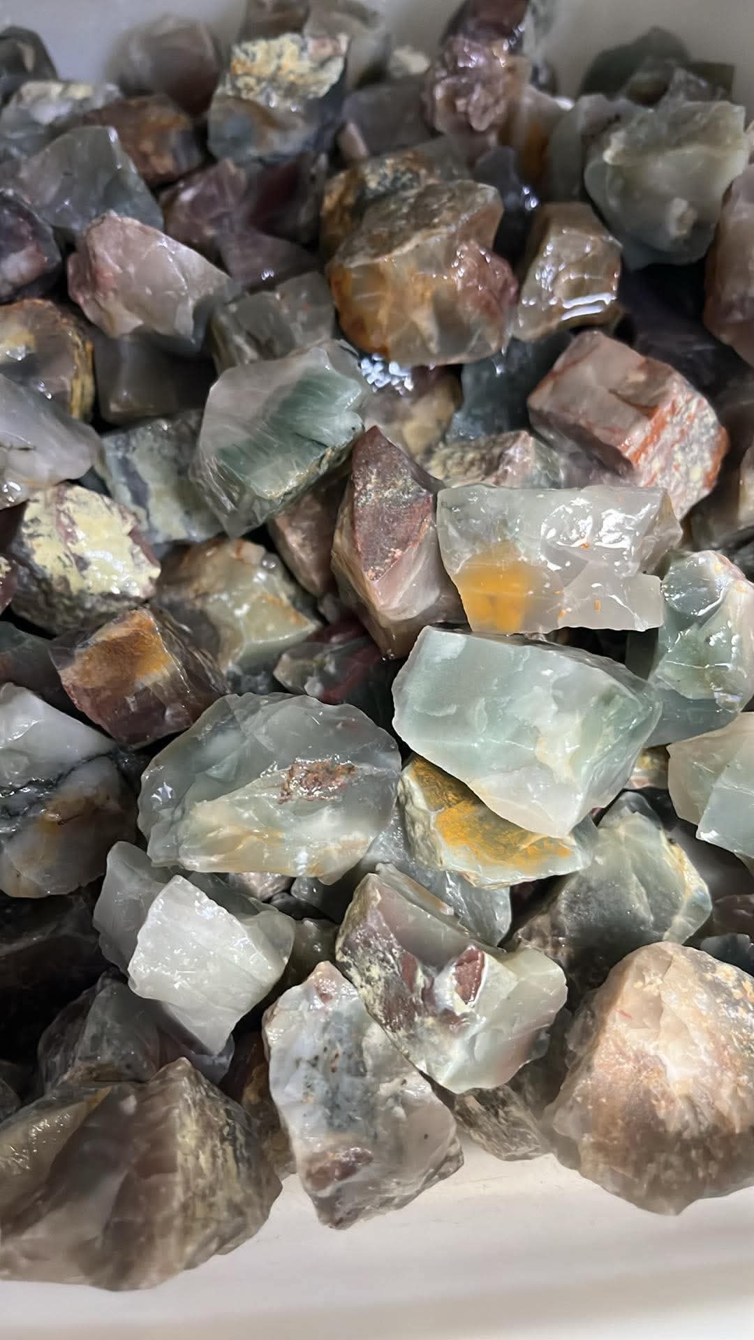 1kg Rough Rainbow Jasper – Natural 20–40mm Pieces