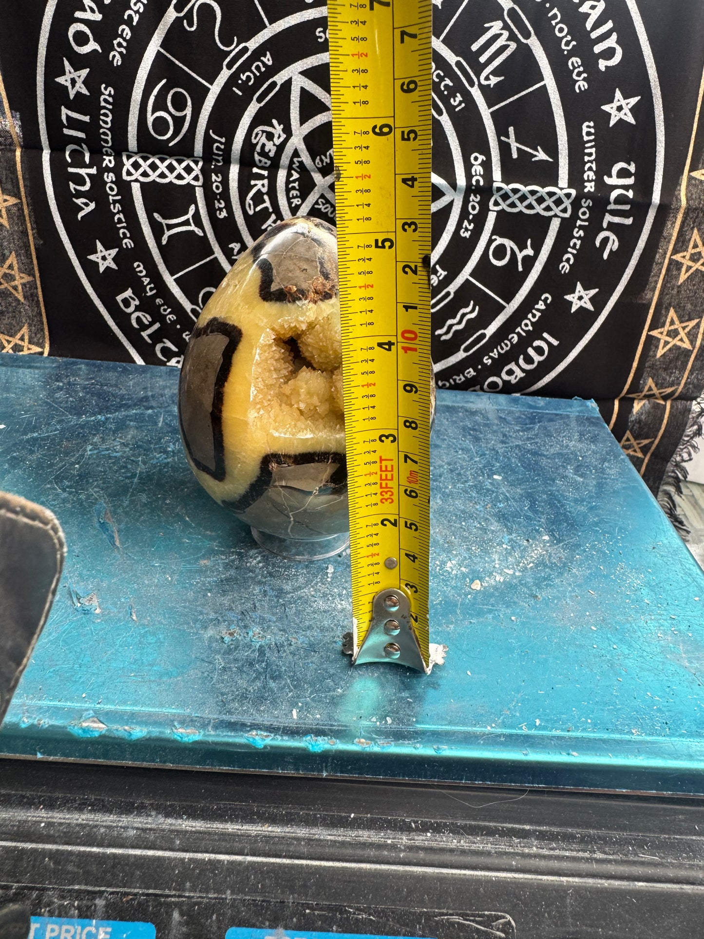 Septarian egg 1.22 kilos please see photos for size DRZ2#3