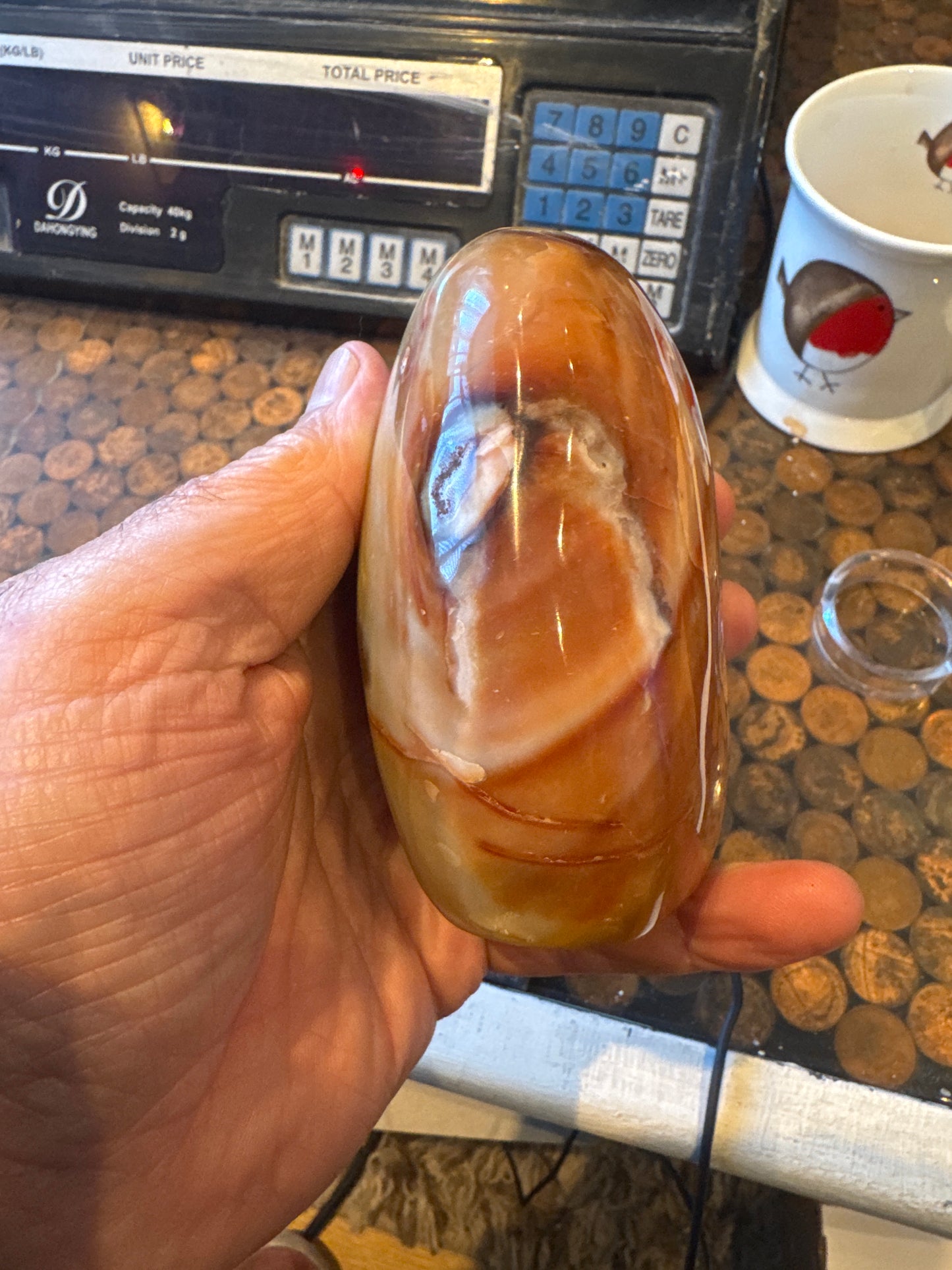 Carnelian freeform  From Madagascar 734 grams  EBY1#5