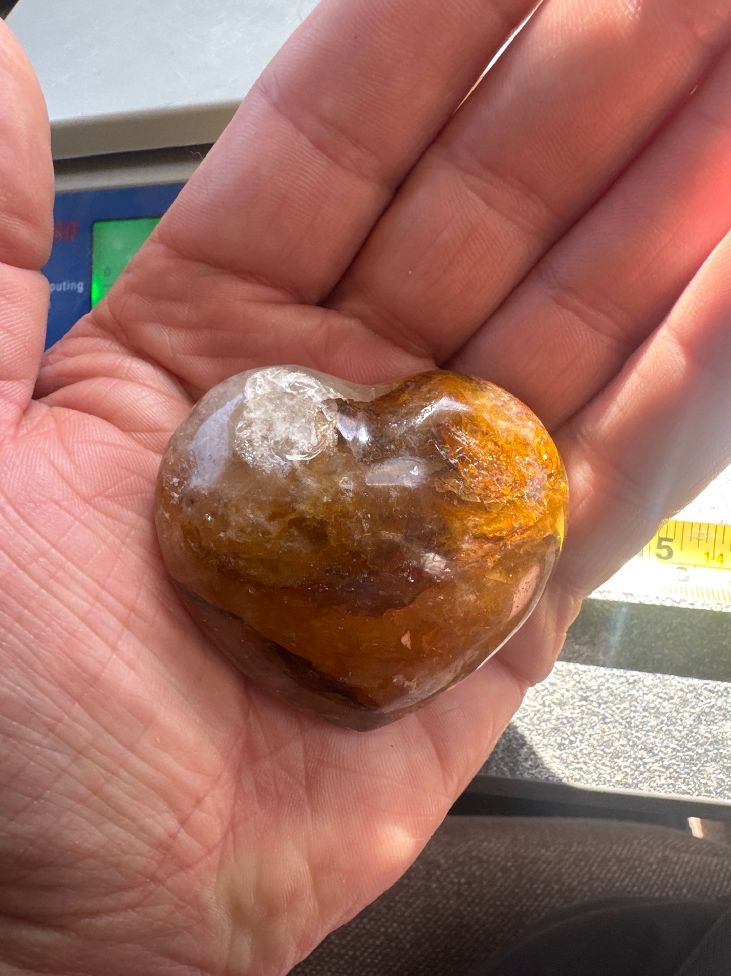 Golden Healer Heart 131 grams EBY2#19