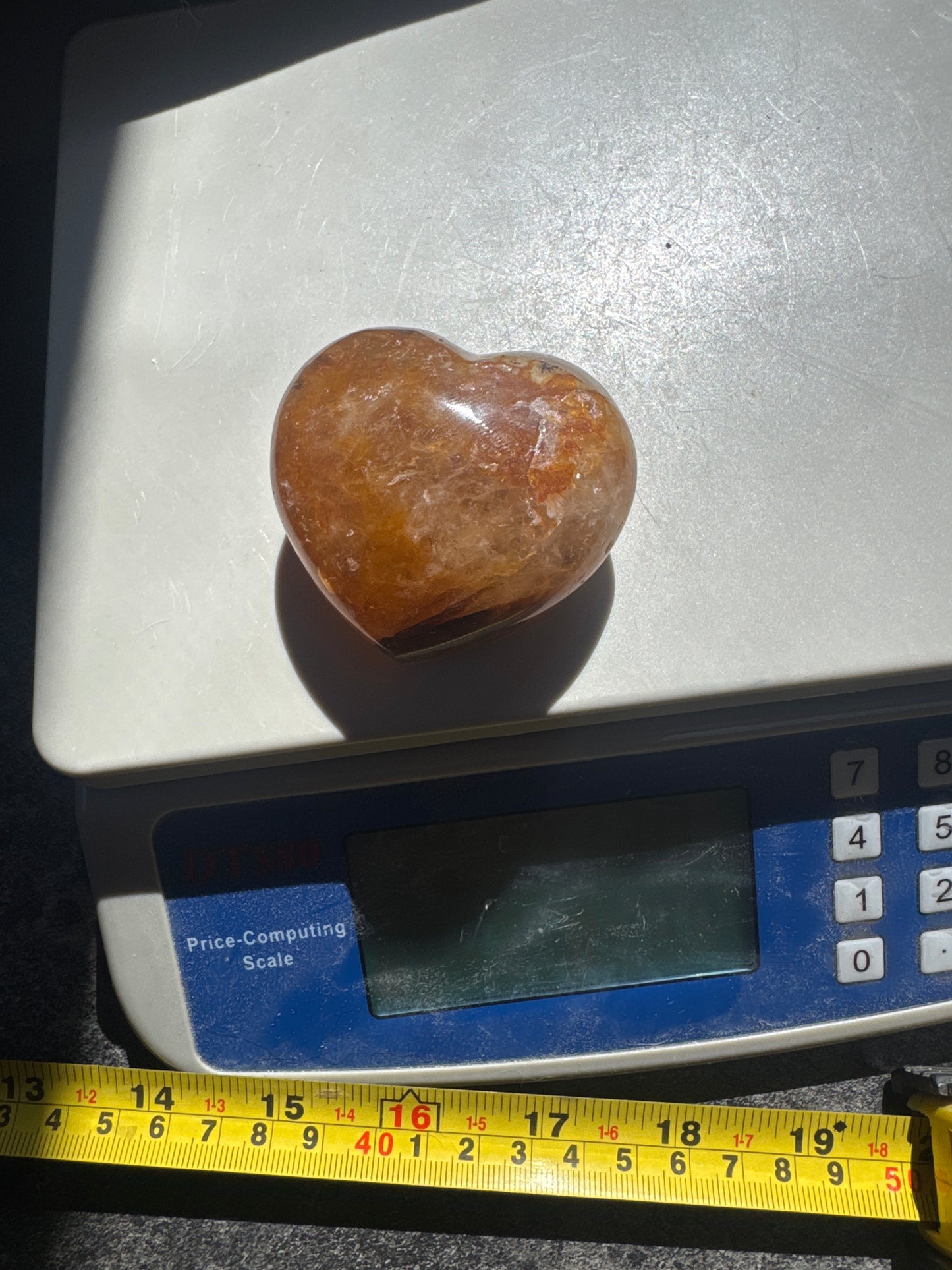 Golden Healer Heart 131 grams EBY2#19