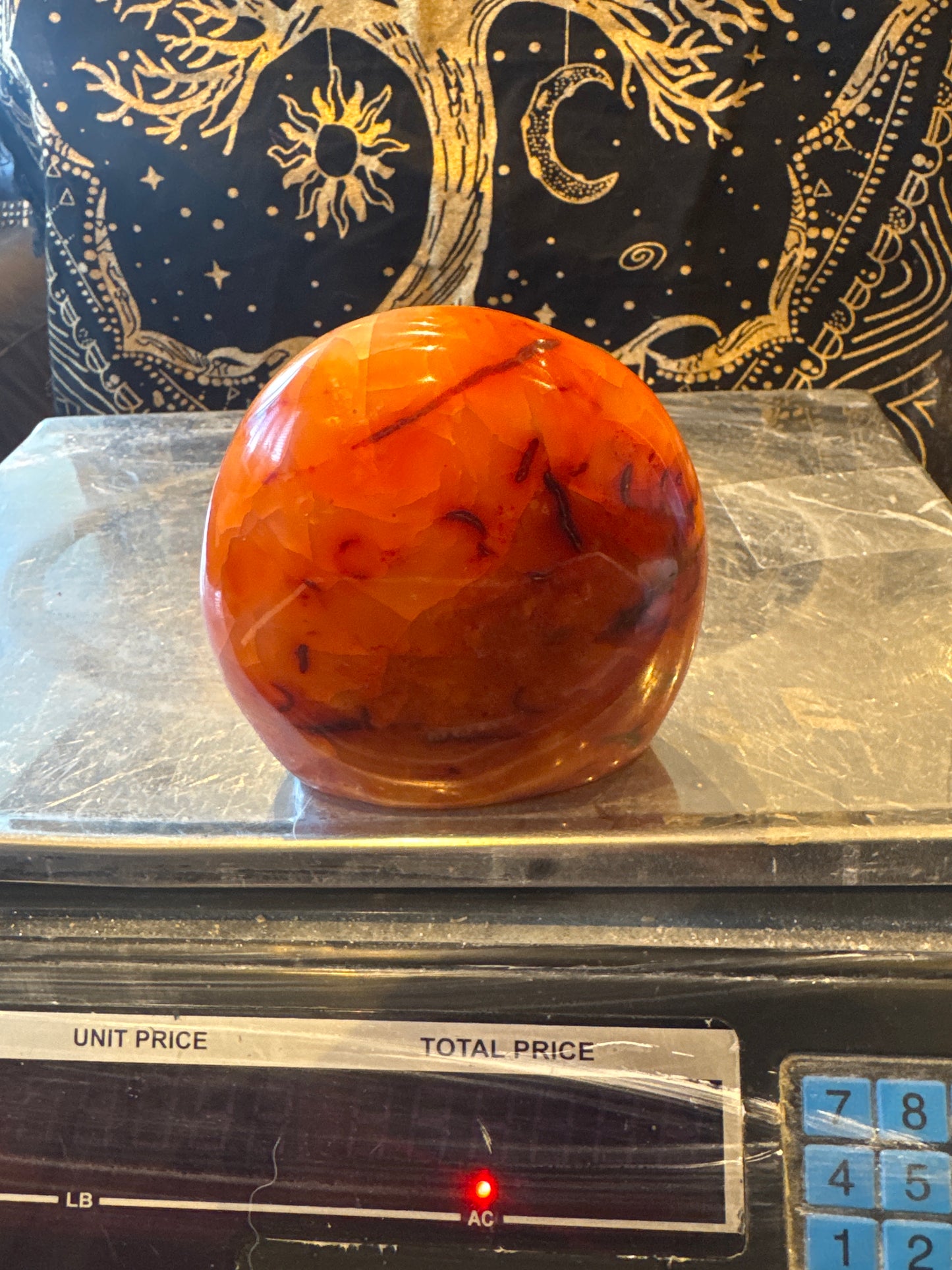 Carnelian freeform  From Madagascar 704 grams  EBY1#6
