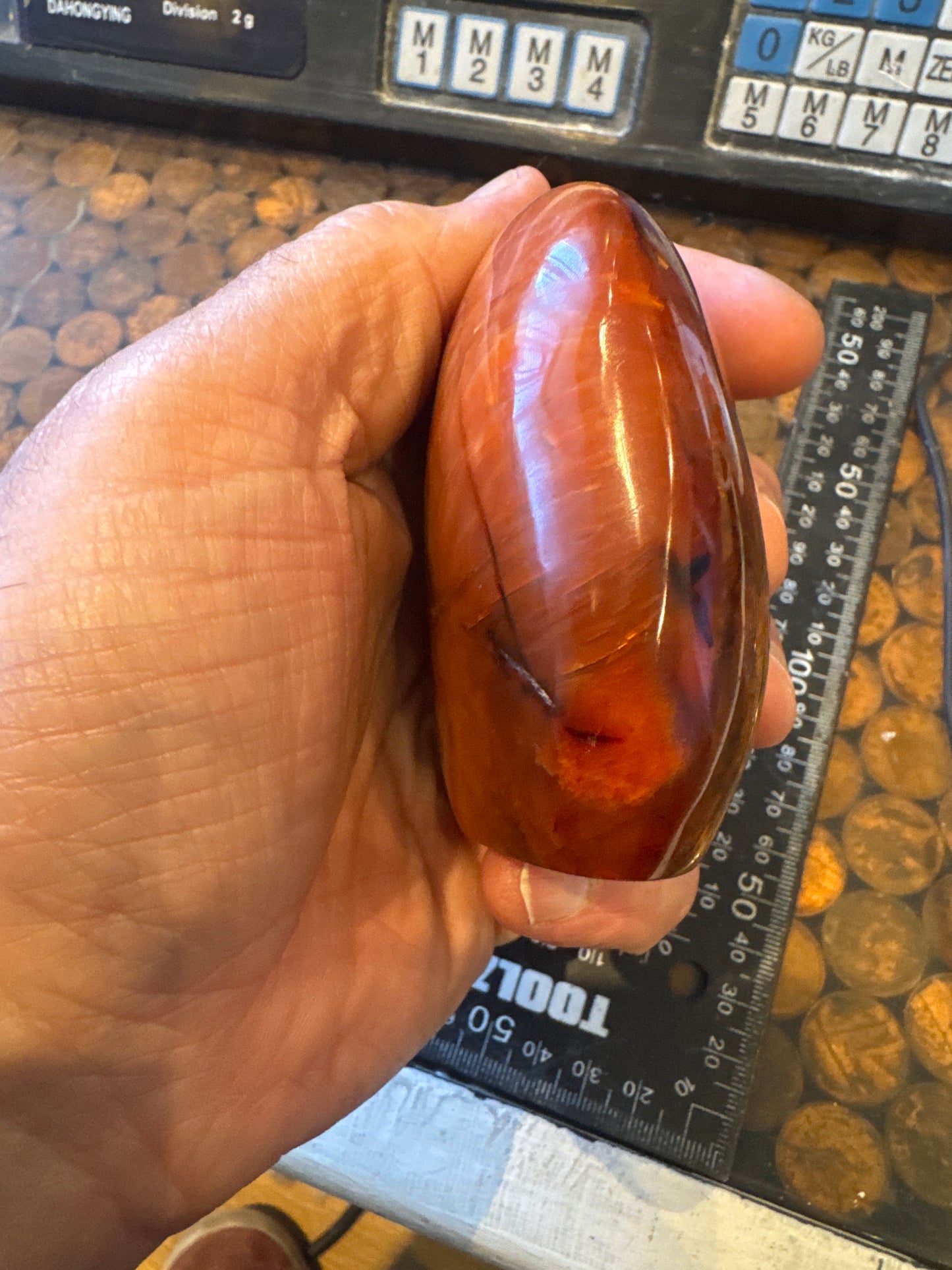 Carnelian freeform  From Madagascar 410 grams  EBY1#7