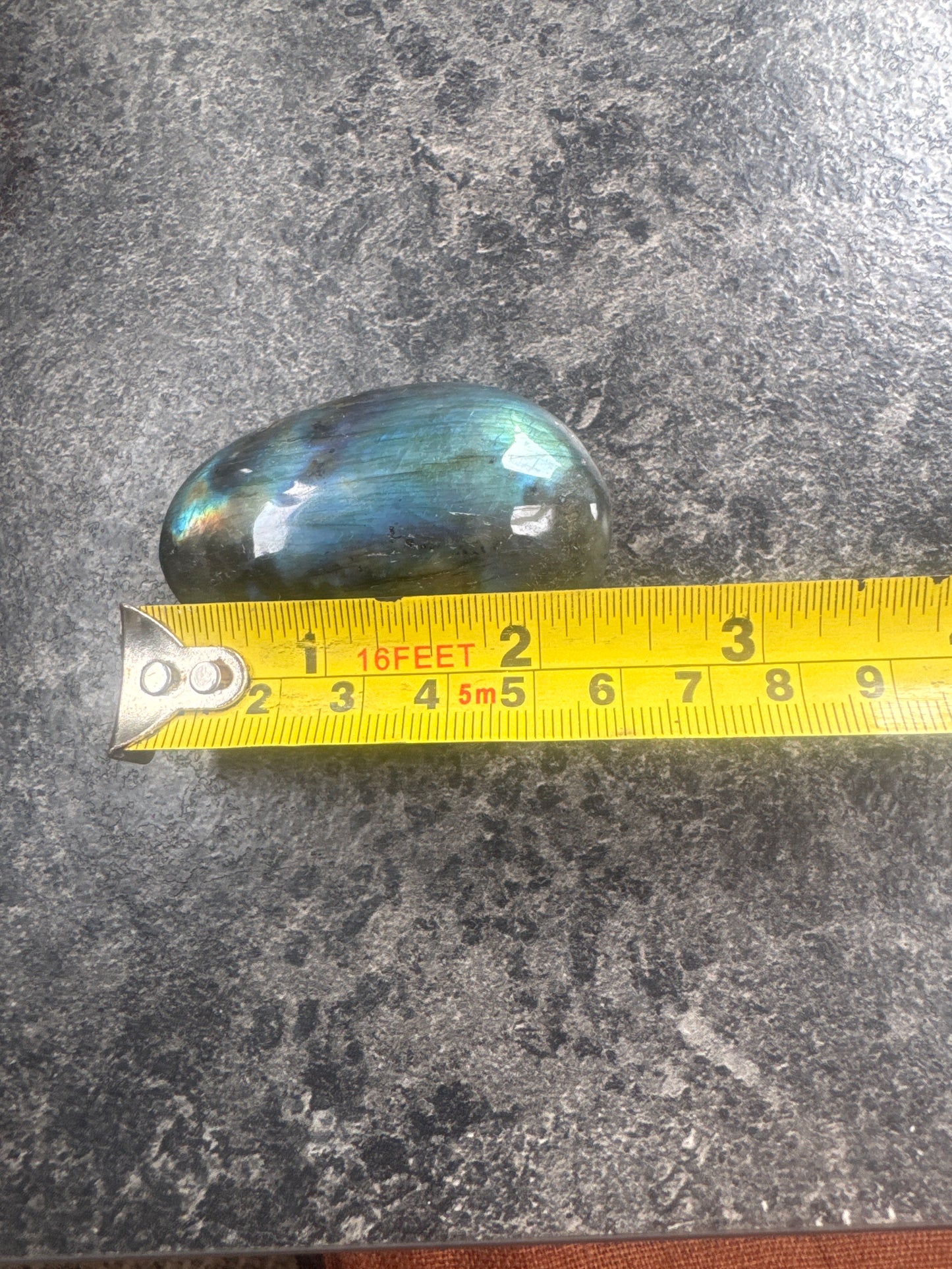 Labradorite Palmstone — Natural Flash & Protective Energy 70 grams EBY2#6