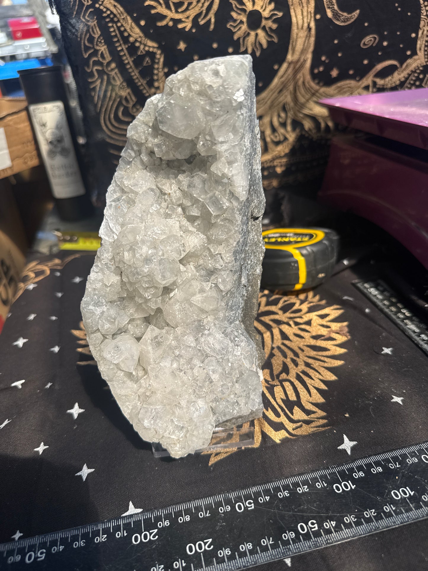 Apophyllite cluster 1298 grams  f34#4
