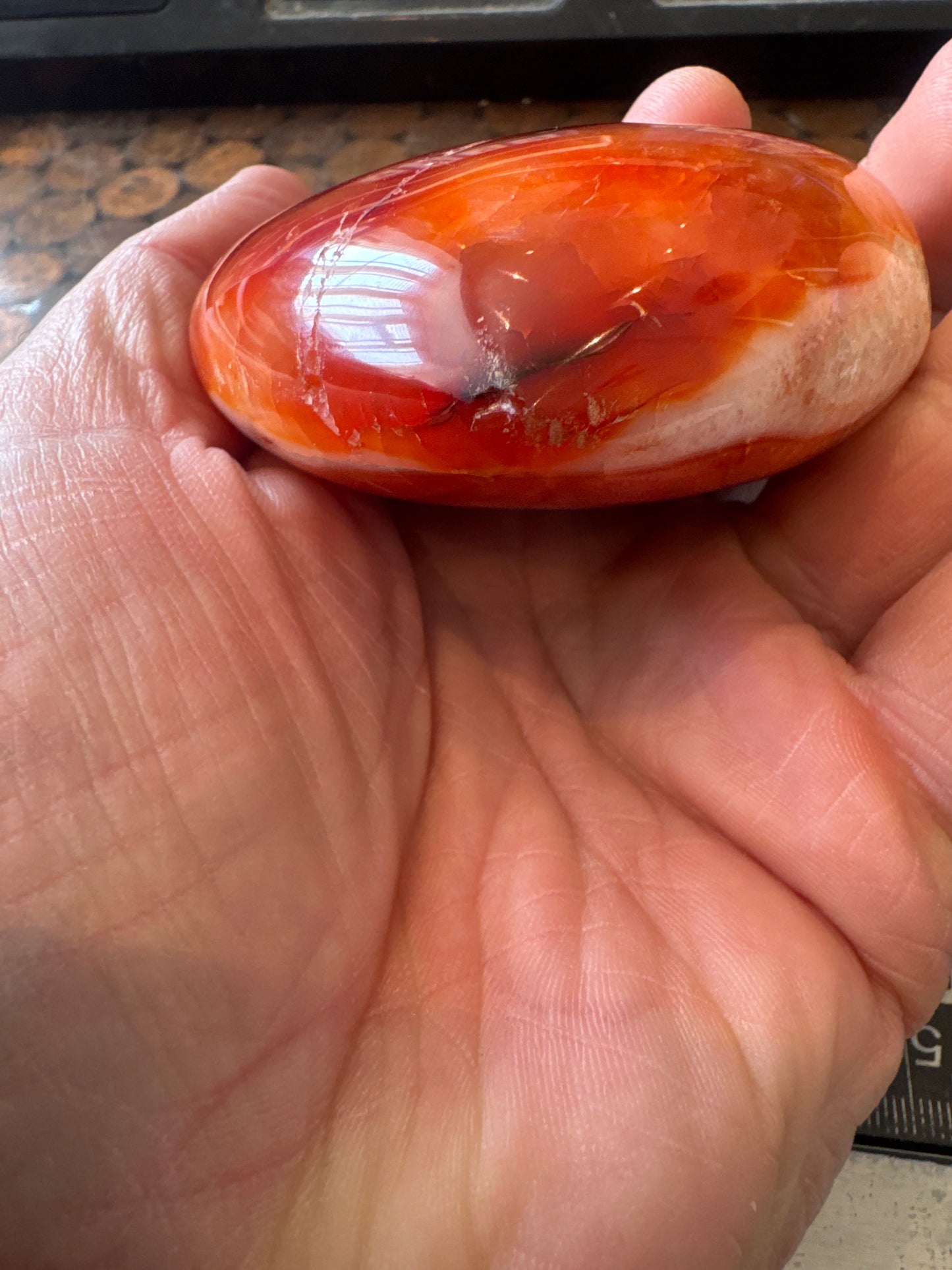 Carnelian Heart From Madagascar 274 grams  DRB3#6