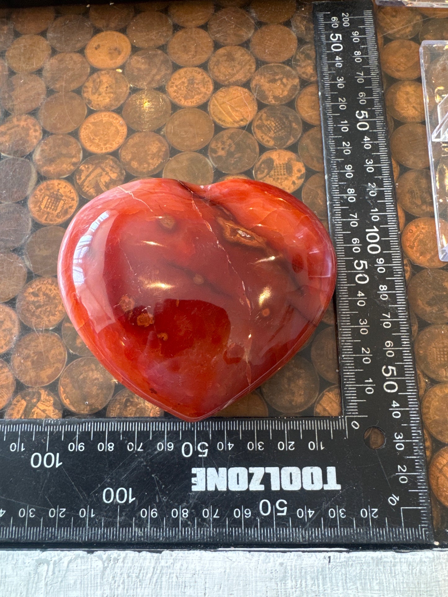 Carnelian Heart From Madagascar 296 grams DRB3#8
