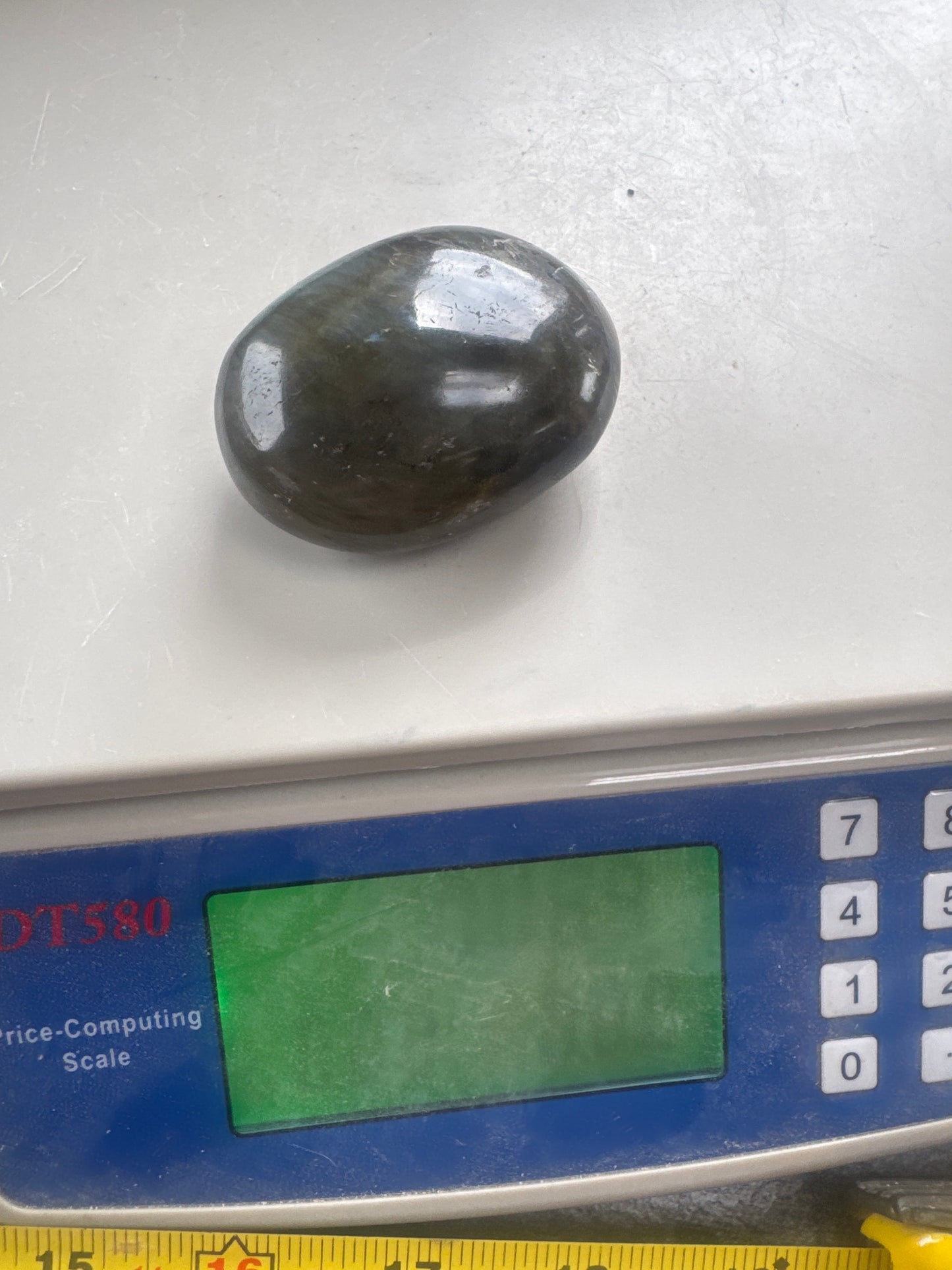 Labradorite Palmstone — Natural Flash & Protective Energy 88 grams EBY2#8