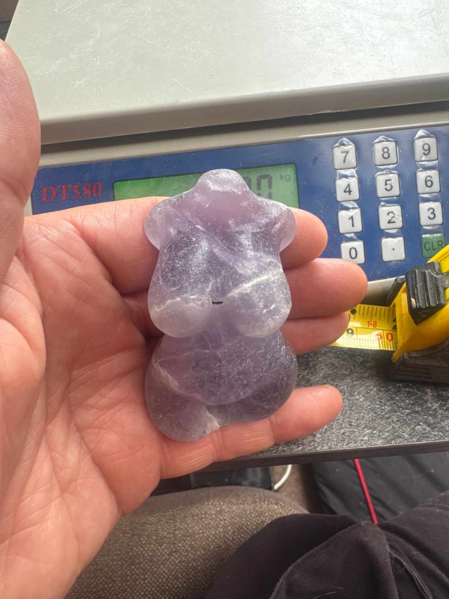 Fluorite Goddess Carving — 8 cm of Clarity, Flow & Feminine Wisdom eby3#7