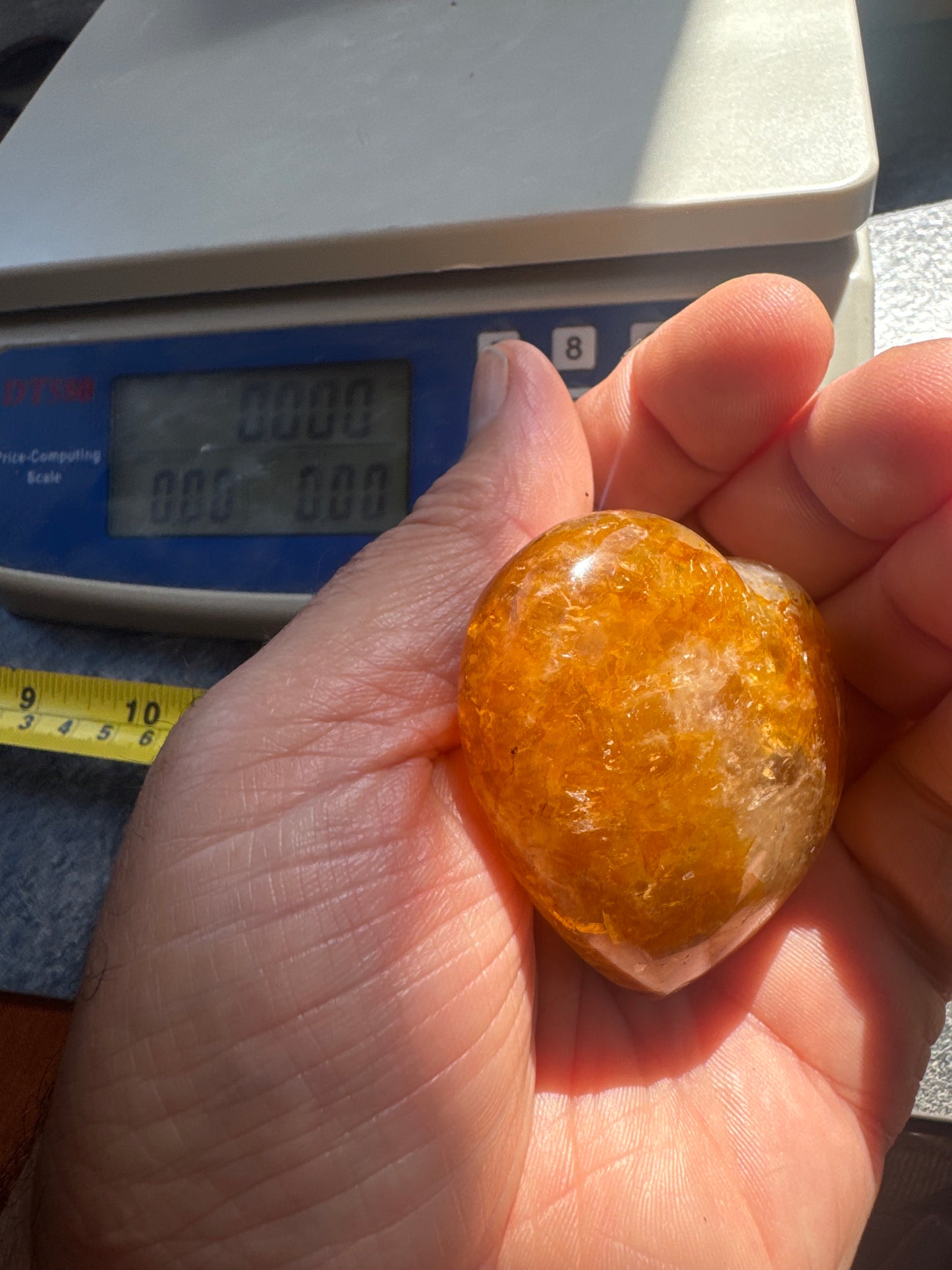 Golden Healer Heart 131 grams EBY2#19