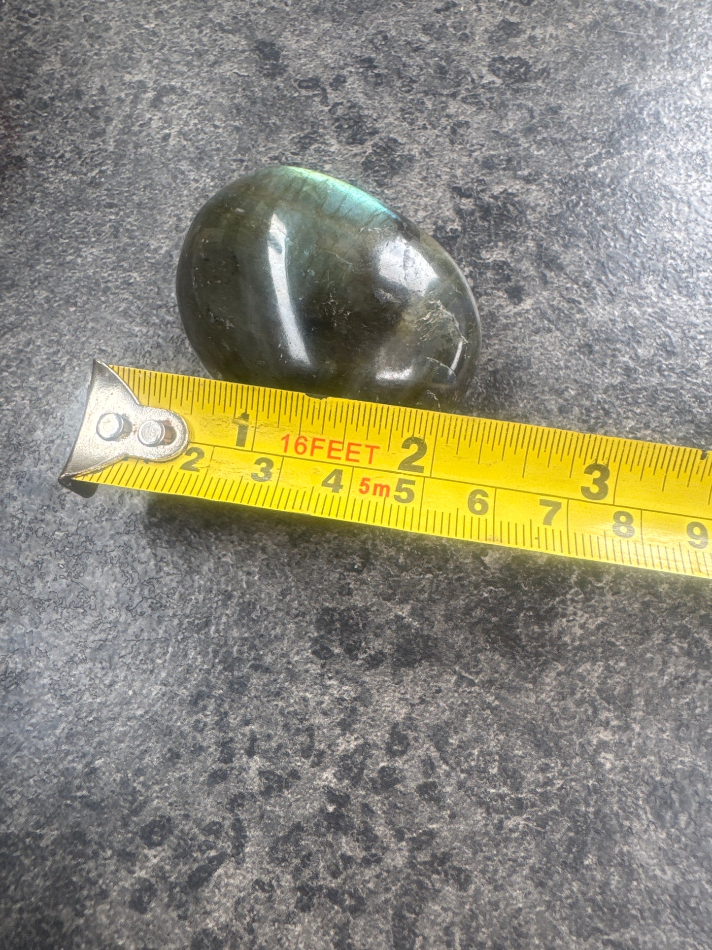 Labradorite Palmstone — Natural Flash & Protective Energy 88 grams EBY2#8