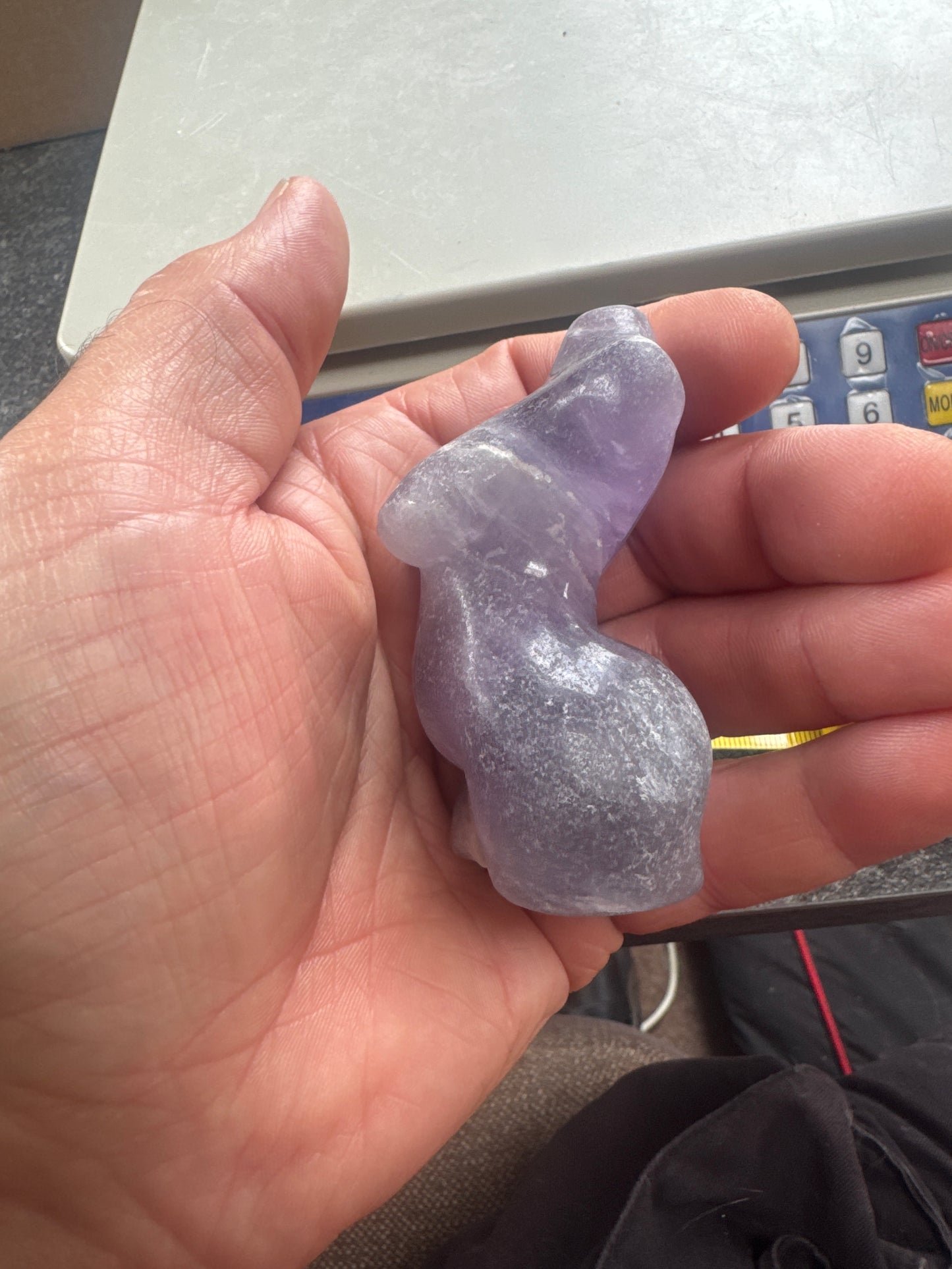 Fluorite Goddess Carving — 8 cm of Clarity, Flow & Feminine Wisdom eby3#7