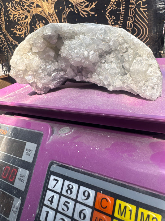Apophyllite cluster 1298 grams  f34#4