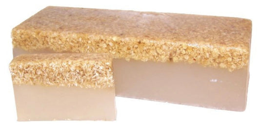 honey and oatmeal vegan friendly soap hand made in the uk