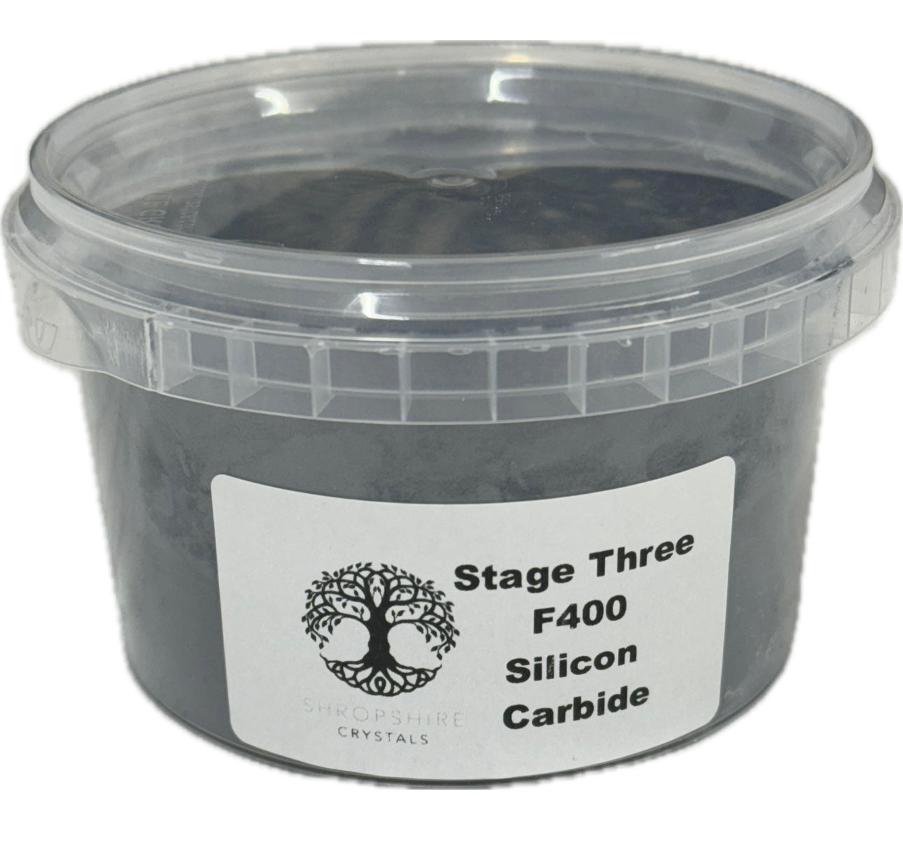 1 kg Silicon Carbide Grit – F400 (Virgin Grade, Resealable Pot)