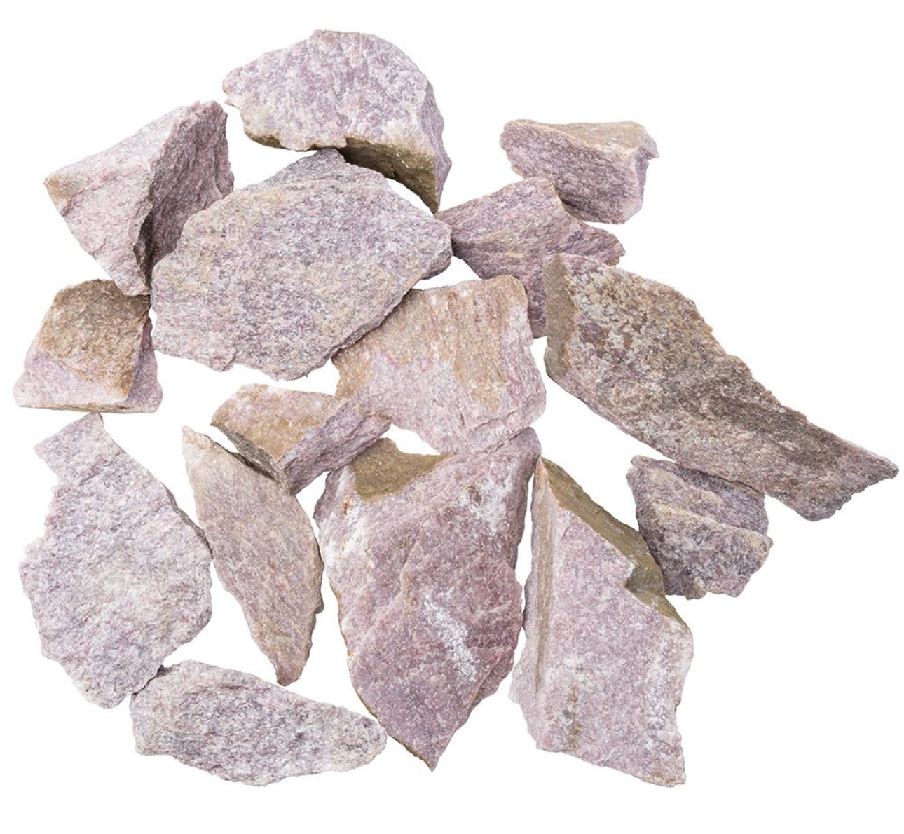 Thulite in Muscovite Quartzite – 1 kg Bag