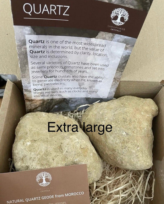 Break your own Geodes (Fairy Caves) XL - minimum 9cm x 2 geodes