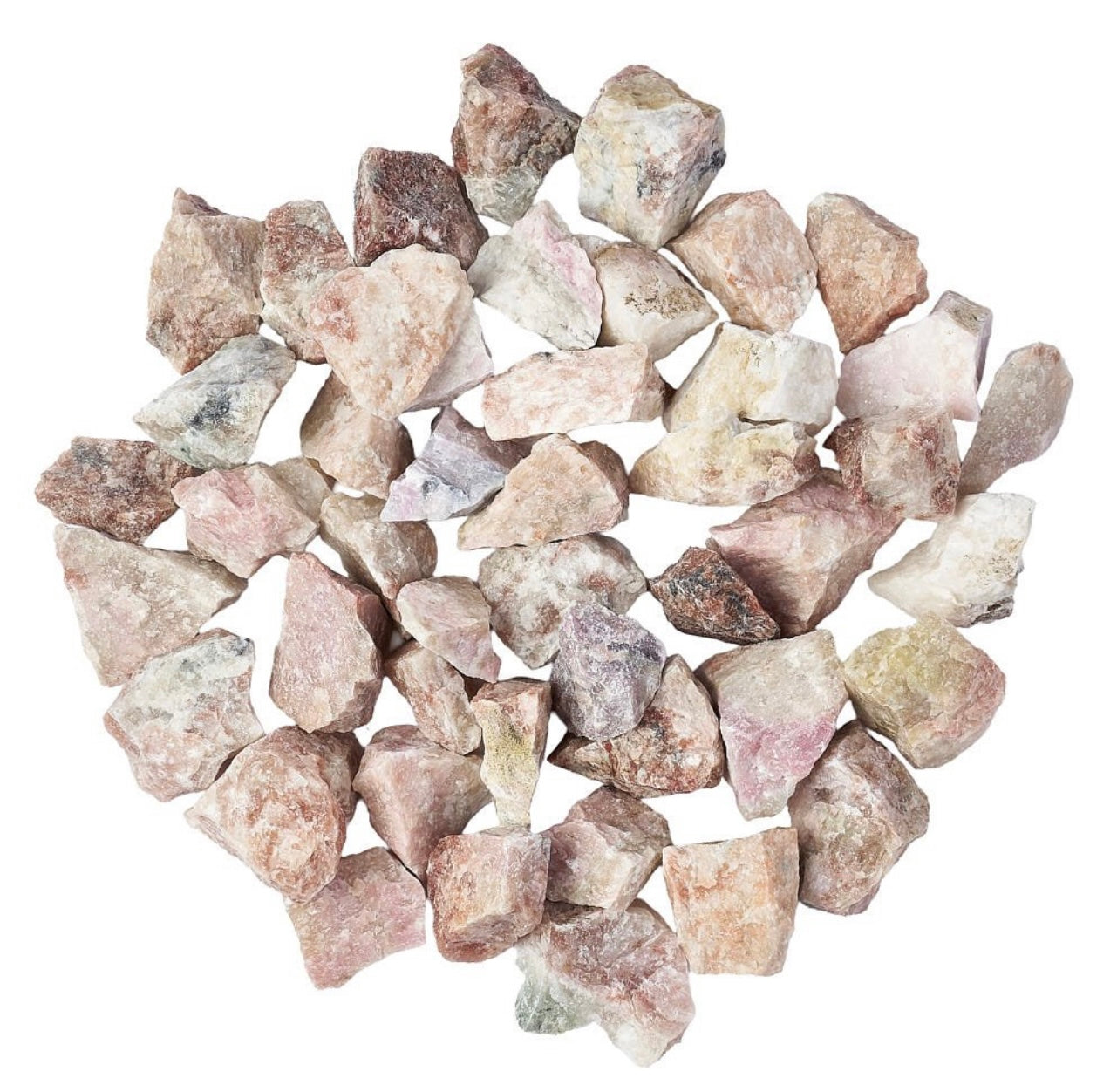 ROUGH HACKMANITE (PINK SODALITE) – 1KG BULK LOT
A vibrant UV‑reactive mineral with stunning colour‑shift properties
