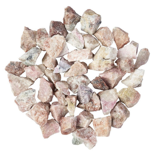 ROUGH HACKMANITE (PINK SODALITE) – 1KG BULK LOT
A vibrant sometimes UV‑reactive mineral with stunning colour‑shift properties