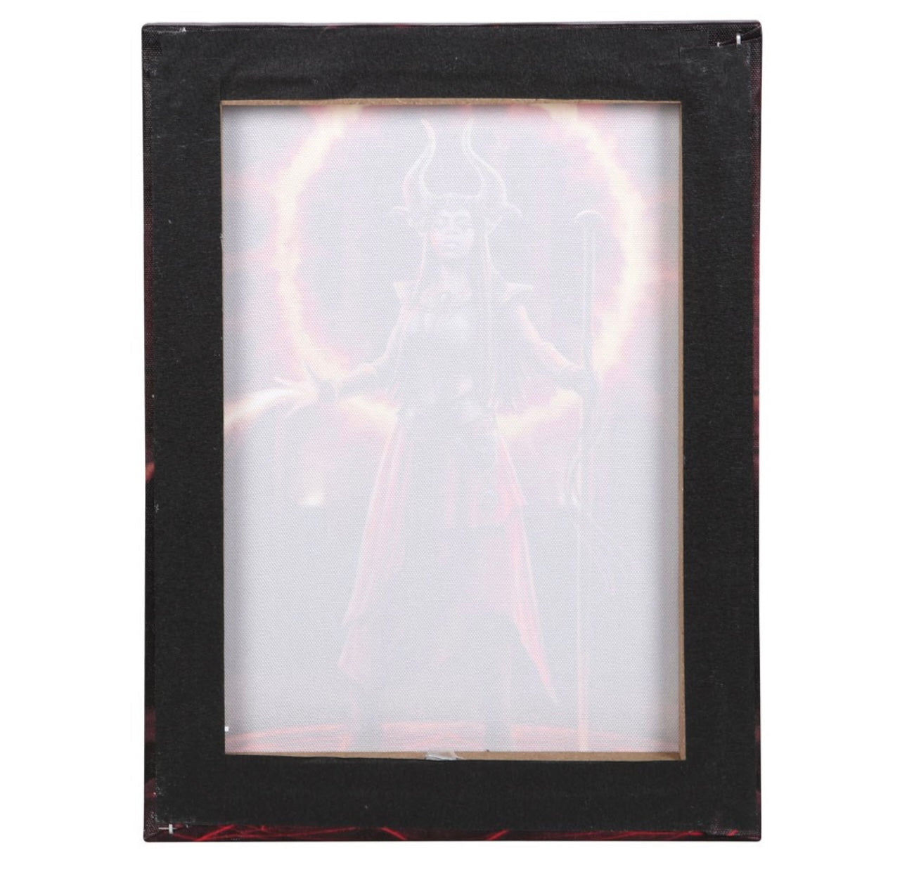 19X25CM FIRE ELEMENT SORCERESS CANVAS PLAQUE BY ANNE STOKES