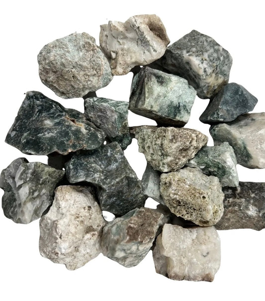 Rough Tree Agate – Natural Crystal for Tumbling, Lapidary & Craft Use (Sold per Kilo)