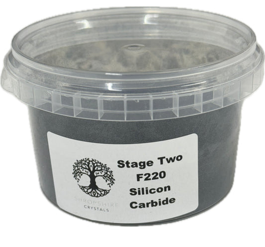 1 kg Silicon Carbide Grit – F220 (Virgin Grade, Resealable Pot)