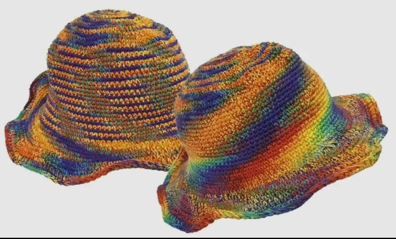 Rainbow Crotchet
Cotton Hat