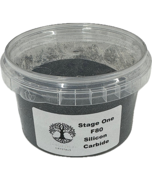 1 kg Silicon Carbide Grit – F80 (Virgin Grade)