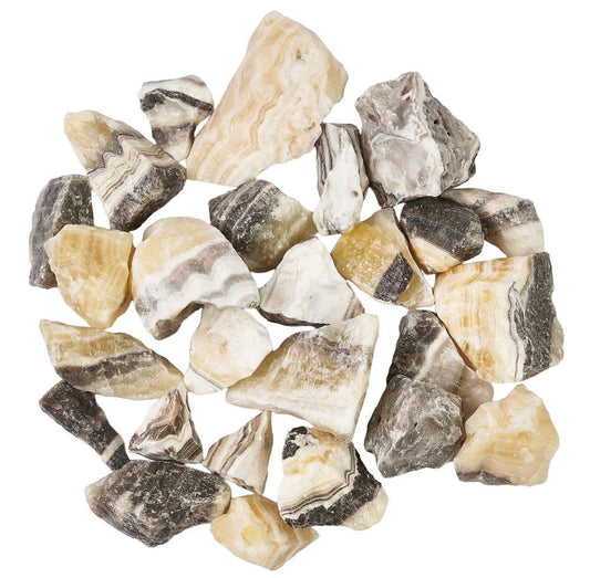 Rough Zebra Calcite (Mexico) – 1.6–2.5”