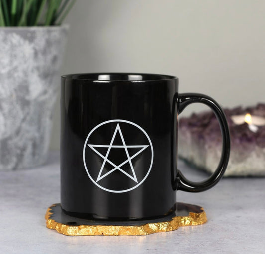 PENTAGRAM BLACK MUG