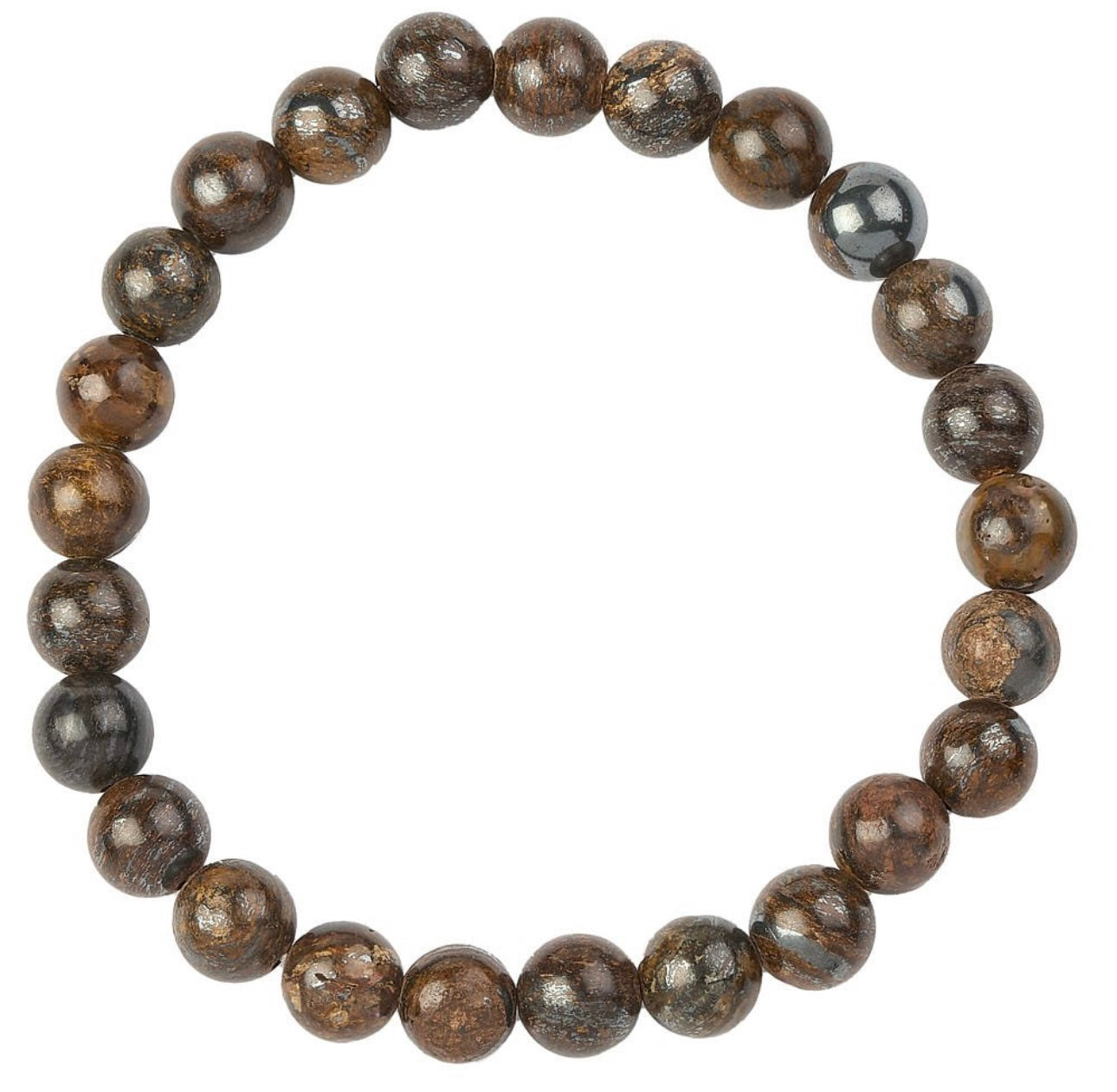 Bronzite 8mm bead bracelet