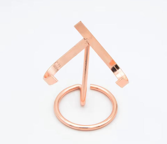 Copper colour stand