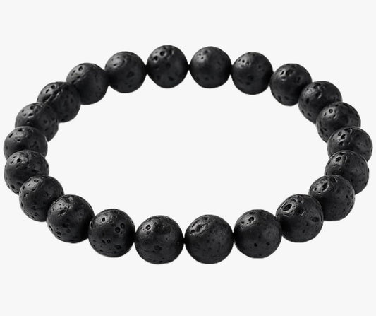 Lava stone 8mm bead bracelet