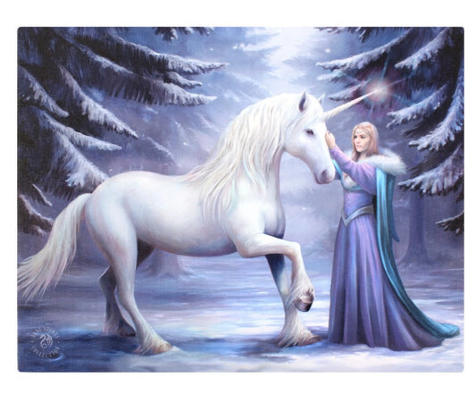 25X19CML PURE MAGIC CANVAS PLAQUE BY ANNE STOKES