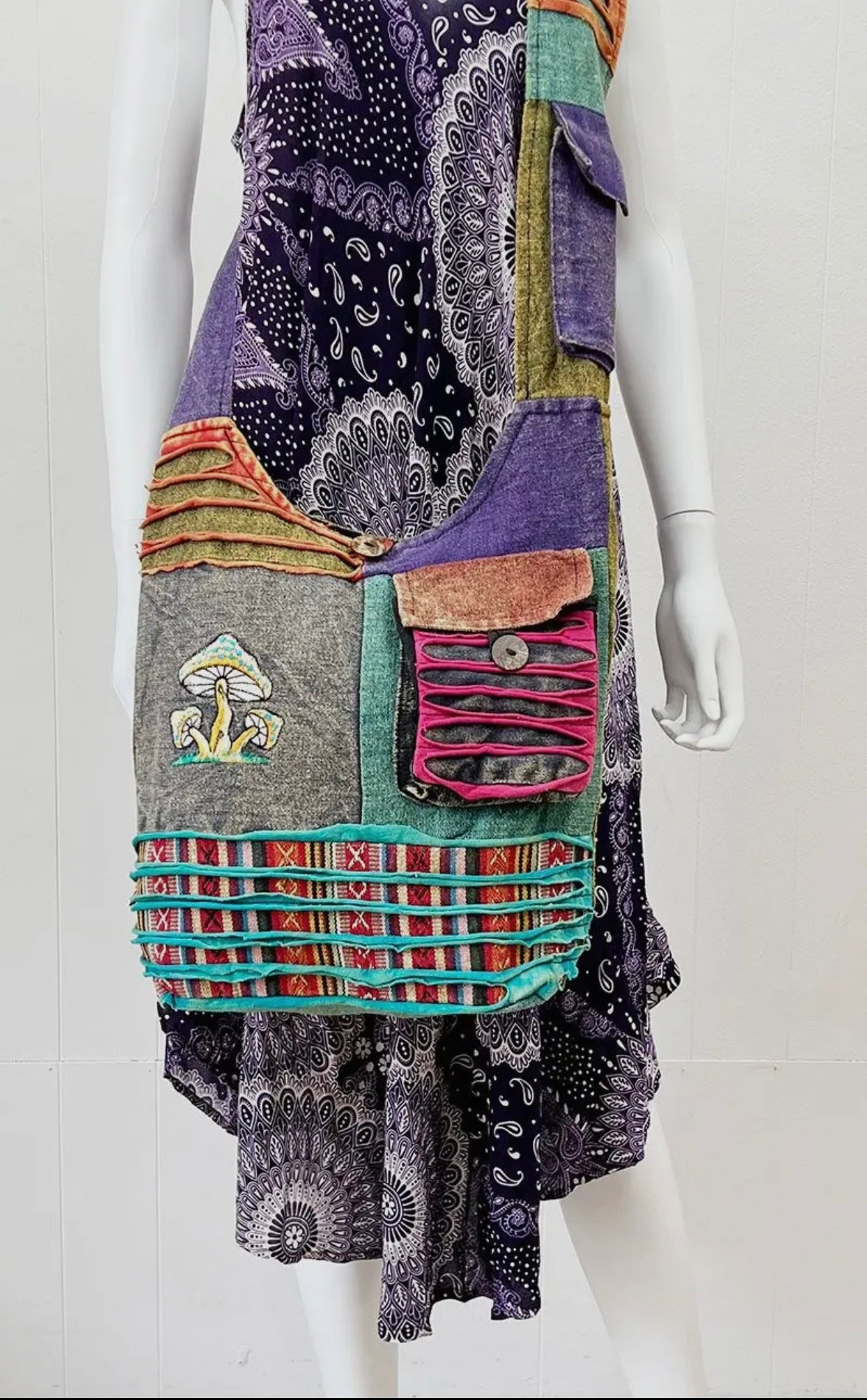 Mushroom Crossbody
Cotton Bag