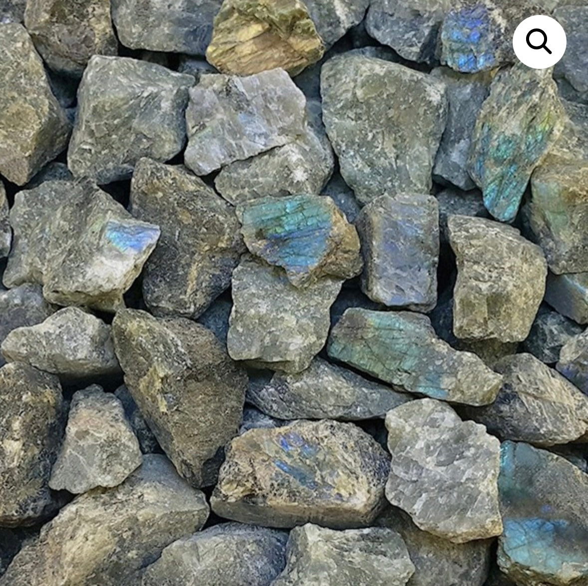 Rough labradorite per kilo