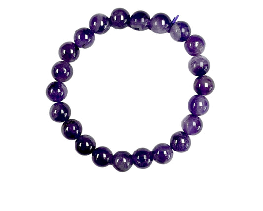 Amethyst 8mm bracelet