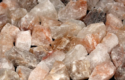 1kg Rough Haematoid Quartz (Fire Quartz) – 20–60mm Tumbling Rough