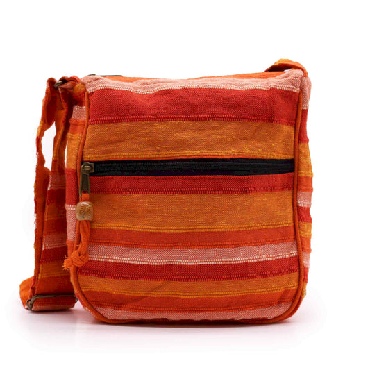 Nepal Sling Bag (Adjustable Strap) - Sunrise Orange